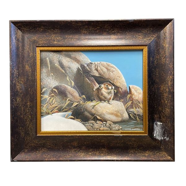 Framed Oil On Board By Lloyd Barnes