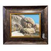 Image 1 : Framed Oil On Board By Lloyd Barnes