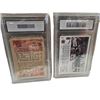Image 2 : 1989 O-Pee-Chee Brian Leetch #136 Rookie Grade 10 & 1991 Upper Deck Wayne Gretzky #437 Graded 8