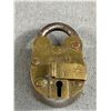 Image 2 : 2 Vintage Pad Locks - 3.5"H Squire Old English & 2.5"H Leiers Honesty