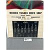 Image 2 : April 1953 "Modern Tailors Men's Shop" Edmonton Wall Calendar On Board In Wrap. Approx. 23" x 11"