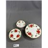Image 2 : 1996 Royal Albert "Yuletide" Fine Bone China Pieces & 3 Made In Japan, China Cup/Saucers