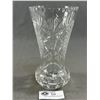 Image 2 : Vintage 8"H Cut Crystal Vase
