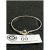 Image 1 : 925 Sterling Silver Bangle, Good Condition
