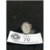 Image 1 : Vintage Sterling Silver w/ Genuine Quartz Stone Ring Marked 925