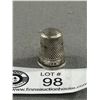 Image 2 : Antique Sterling (Hallmarked) Thimble