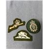 Image 2 : 4 Old Military Cloth Badges/Patches