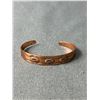Image 2 : Vintage Copper Jewelry Bangle Marked Bell Copper
