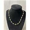 Image 2 : Sterling Silver w/ Pearls + Stones Choker Necklace + 2 Strands Bracelet