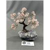 Image 2 : 6" Rose Quartz Crystal Bonsai Tree On Amethyst Base. Retails $450.00
