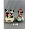 Image 1 : Mickey & Minnie Music Boxes - Schmid & Goebel USA
