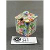 Image 2 : Lovely Vintage 50's Royal Winton 'Marion' Chintz Mustard Jar w/ Lid