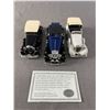 Image 1 : Lot of3 1/34 Scale National Motor Museum Diecast Cars