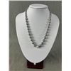 Image 2 : Gold Tone and Wooden Necklace with Moonstone Pendant And a Silver Tone Bead Necklace