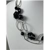 Image 2 : Interesting Fashion Necklace. Silver Tone