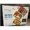 Image 1 : 1 Bentgo Prep 60-Piece Meal Prep Kit - Includes 30 Containers and Lids - New