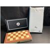 Image 2 : 2 Homemari Wooden Chess Board Sets - Travel/Foldable Chess Boards - Brand New