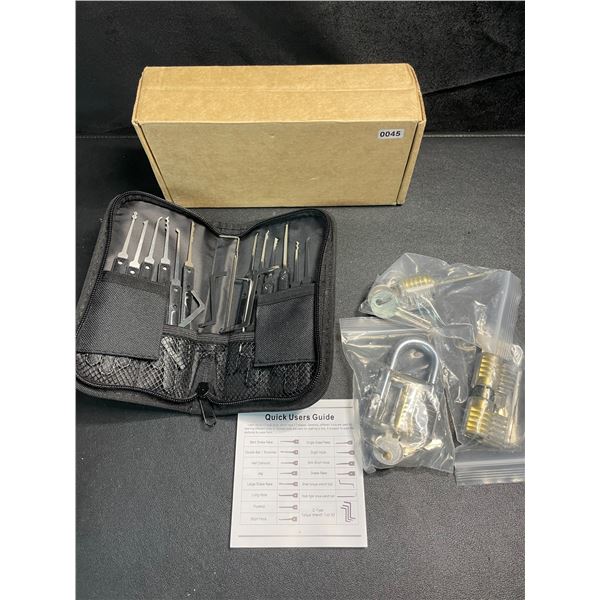 1 Lock-Picking Tool Set - 17pcs Included - Brand New