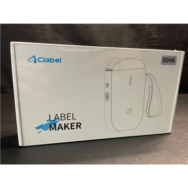1 Clabel Portable Bluetooth Label Maker - Inkless/Wireless Thermal Label Machine - New Sealed!