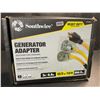 Image 1 : 1 Southwire Heavy Duty Generator Adapter - Converts (1) L14-20 Plug to (2) 5-20 Receptacles - 3FT