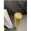 Image 3 : 2 Large Rolls of Heat Transfer Vinyl (HTV)- 12" x 15FT Rolls for DIY Heat Press Crafts - Yellow/Gold