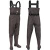 Image 1 : 1 Tidewe Fishing Waders with Boots - Nylon Waterproof Fishing/Hunting Waders - Size 12 Boot - New