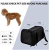 Image 2 : 1 Henkelion Foldable Pet Carrier Bag - Fits Small Cats/Dogs up to 15lbs - 17" x 11" x 11" Size - New