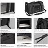 Image 6 : 1 Henkelion Foldable Pet Carrier Bag - Fits Small Cats/Dogs up to 15lbs - 17" x 11" x 11" Size - New