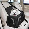 Image 7 : 1 Henkelion Foldable Pet Carrier Bag - Fits Small Cats/Dogs up to 15lbs - 17" x 11" x 11" Size - New