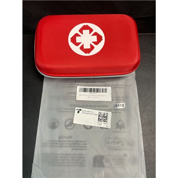 1 First Aid Kit with Hard Case - 143pcs Included - Brand New
