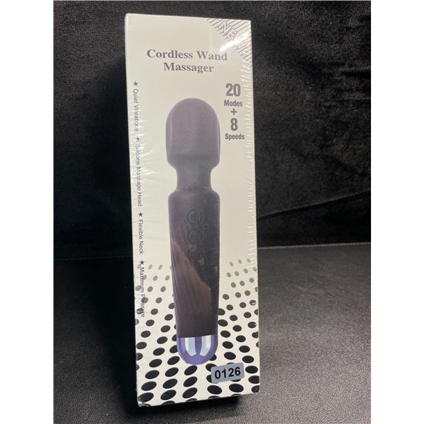 1 Personal Wand Massager/Rechargeable Vibrator Sex Toy for Women - 8 Speeds/20 Patterns - New Sealed