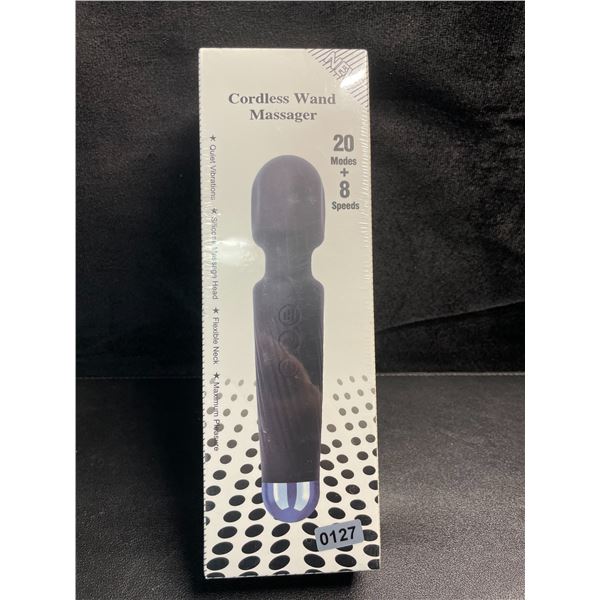 1 Personal Wand Massager/Rechargeable Vibrator Sex Toy for Women - 8 Speeds/20 Patterns - New Sealed