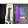 Image 2 : 1 Personal Wand Massager/Rechargeable Vibrator Sex Toy for Women - 8 Speeds/20 Patterns - New Sealed