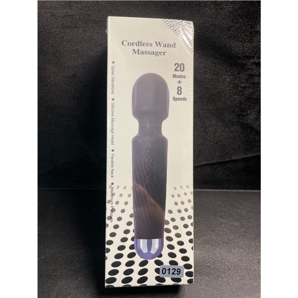 1 Personal Wand Massager/Rechargeable Vibrator Sex Toy for Women - 8 Speeds/20 Patterns - New Sealed