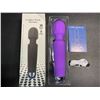 Image 2 : 1 Personal Wand Massager/Rechargeable Vibrator Sex Toy for Women - 8 Speeds/20 Patterns - New Sealed