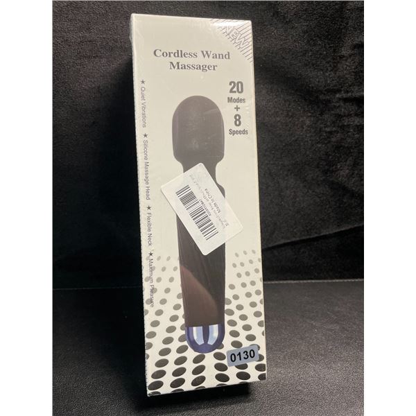 1 Personal Wand Massager/Rechargeable Vibrator Sex Toy for Women - 8 Speeds/20 Patterns - New Sealed