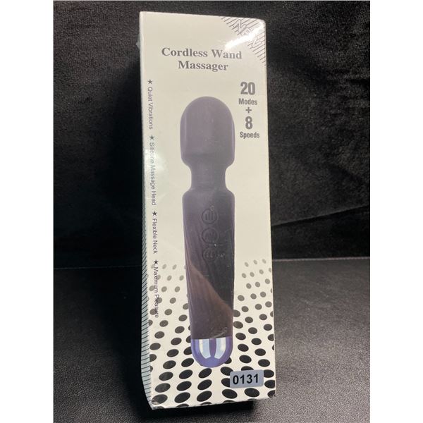 1 Personal Wand Massager/Rechargeable Vibrator Sex Toy for Women - 8 Speeds/20 Patterns - New Sealed