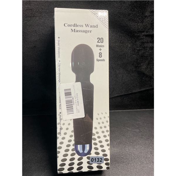 1 Personal Wand Massager/Rechargeable Vibrator Sex Toy for Women - 8 Speeds/20 Patterns - New Sealed