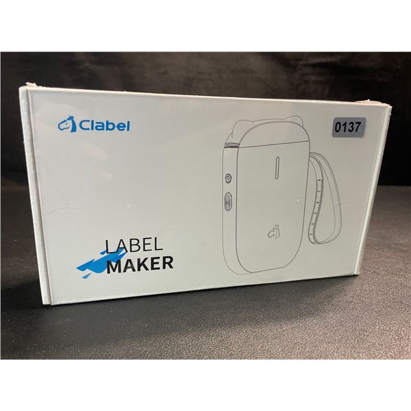 1 Clabel Portable Bluetooth Label Maker - Inkless/Wireless Thermal Label Machine - New Sealed!