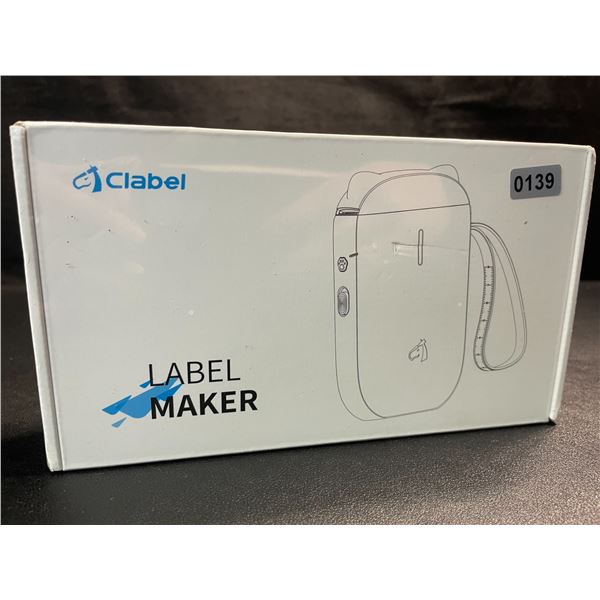 1 Clabel Portable Bluetooth Label Maker - Inkless/Wireless Thermal Label Machine - New Sealed!