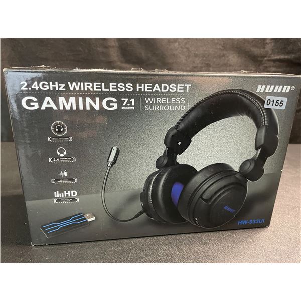 1 2.4Ghz Wireless Gaming Headset - New (Model: HW-933UI) - Works with Switch/Playstation/PC