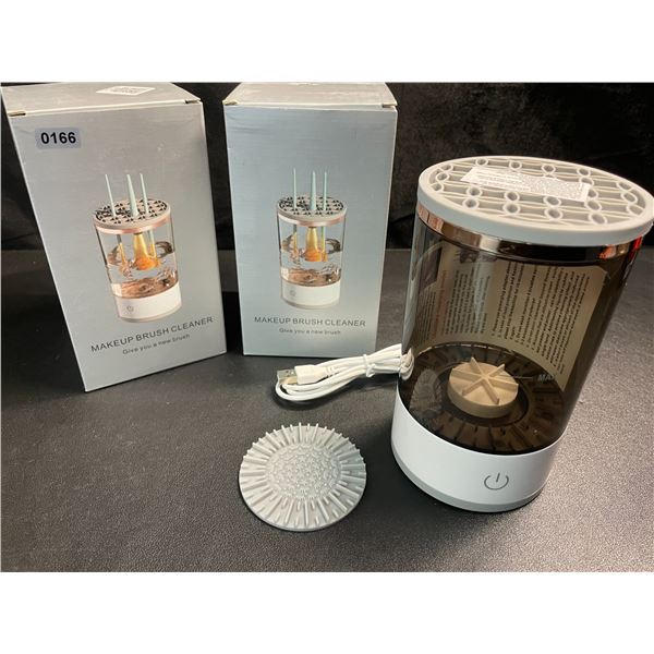 2 Electric/Automatic Makeup Brush Cleaners - New