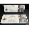 Image 1 : 2 Boxes of Lordem Full-Spectrum Halo Grow Lights for Indoor Potted Plants - 2 Per Box/4 Total - New