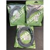Image 1 : 3 Packs of Digital Audio Optical Cables - 10FT Each - Brand New