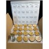 Image 1 : 1 Box of Mini Spice Jars with Wood Lids - 20 Pack - 73ml Each - Brand New