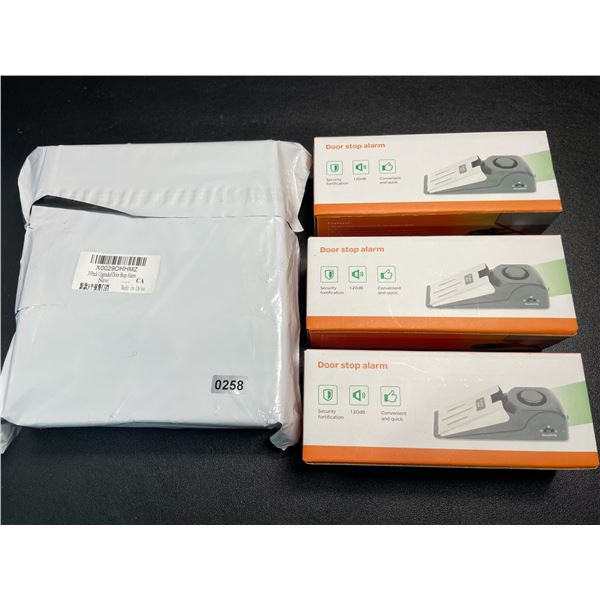 2 Multi-Packs of Door Stop Alarms - 3 Per Pack/6 Total - New