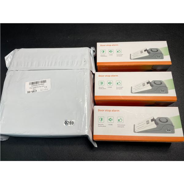 2 Multi-Packs of Door Stop Alarms - 3 Per Pack/6 Total - New