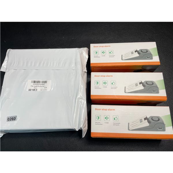 2 Multi-Packs of Door Stop Alarms - 3 Per Pack/6 Total - New