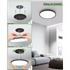 Image 6 : 1 Box of 6 LED Flush Mount Round Ceiling Lights (12-Inch) - Brand New