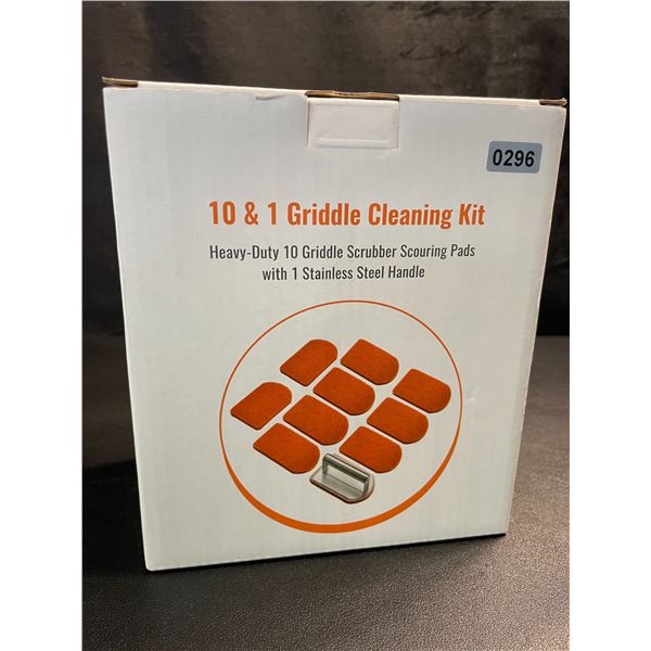 1 Heavy-Duty 10 & 1 Griddle Cleaning Kit for BBQ Grills/Griddles/Blackstone Grills - Brand New!